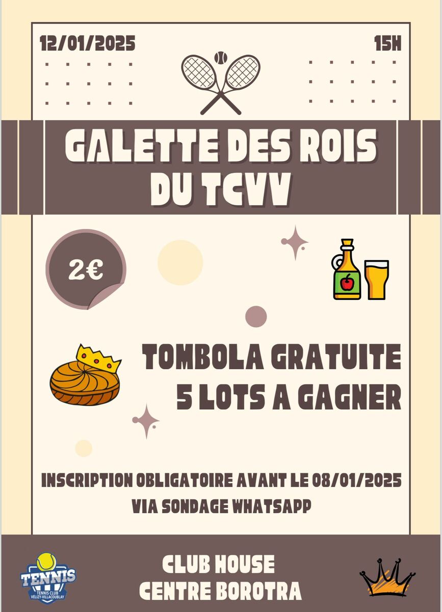 Galette des rois du TCVV