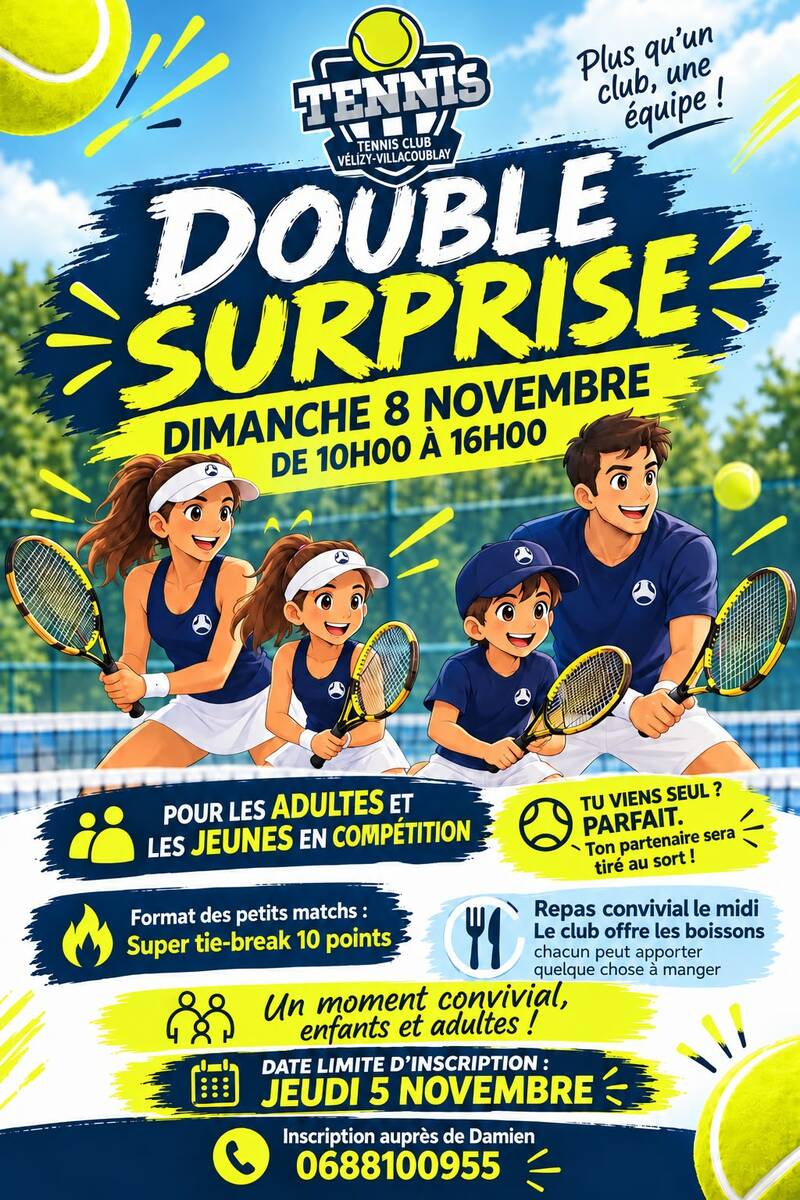 🎾DOUBLE SURPRISE au club ! 🎾