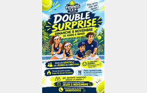 🎾DOUBLE SURPRISE au club ! 🎾